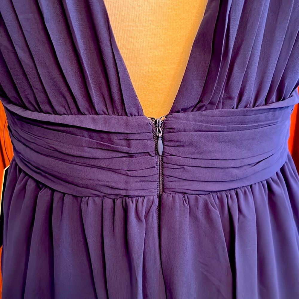 🆕NWT LULU’S Navy Blue Maxi DRESS💙Size Medium⭐️Brand NEW with Tags!!⭐️ - Picture 5 of 13